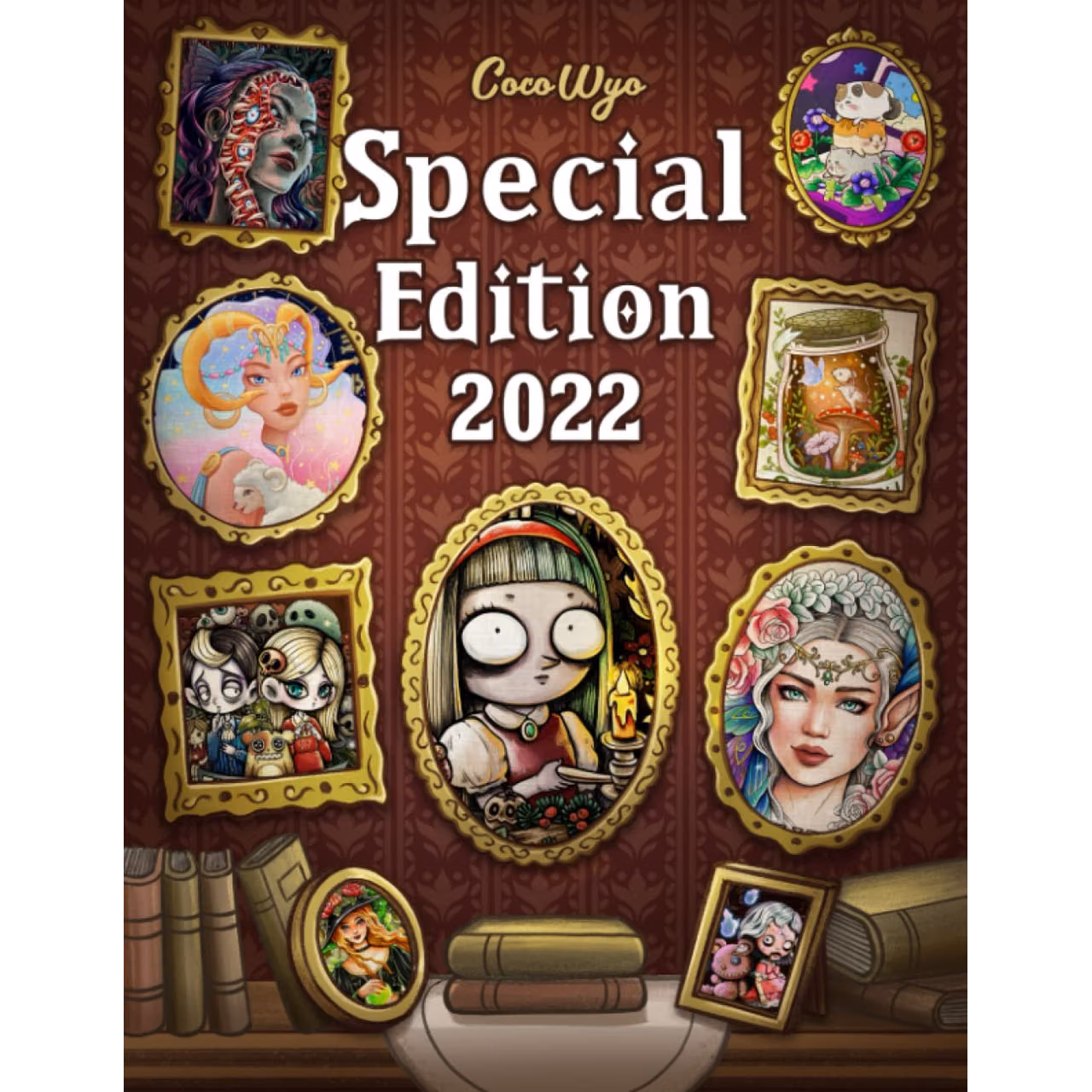 Coco Wyo Special Edition 2022: 100 Pages From Top Favorite Coloring Books Features Fantasy, Cuteness, Animals, Mandalas, Patterns And More For Stress Relief And Relaxation