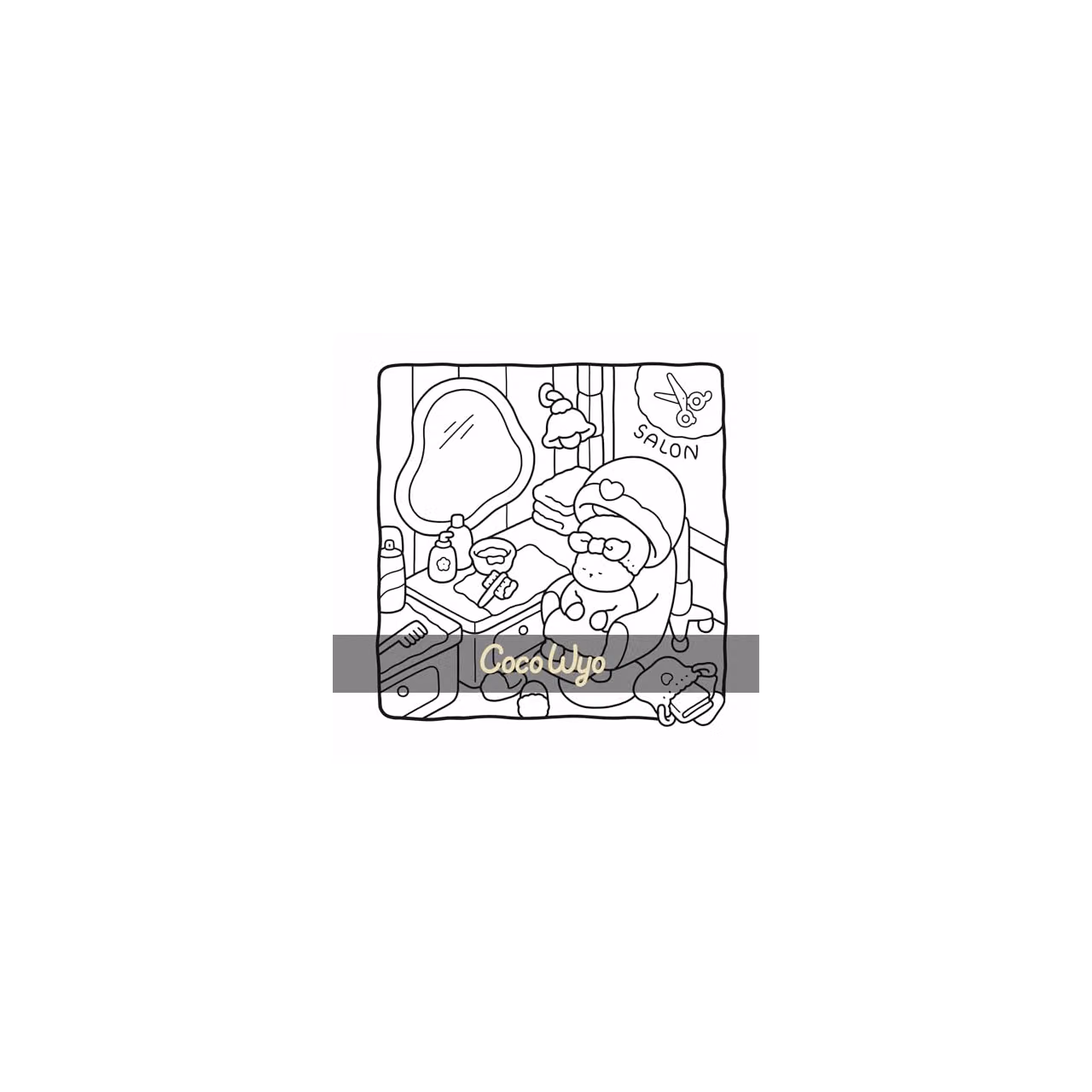 Coco Wyo - Mon petit monde cosy - Coloriages mignons et cocooning - Cosy colo