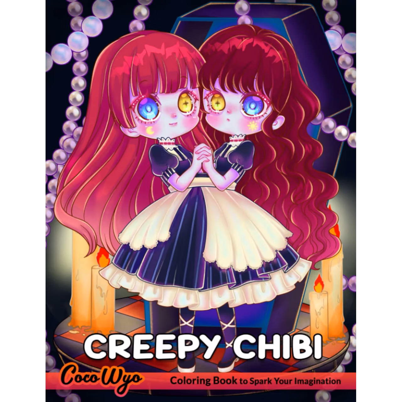 Creepy Chibi Coloring Book: Spooky And Kawaii Chibi Coloring For Relaxation And Stress Relief