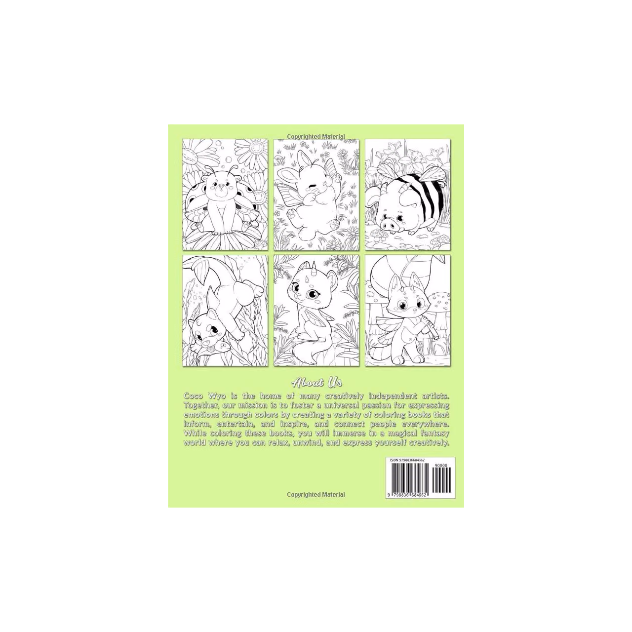 Kawaii Baby Creatures Coloring Book: Coloring Book With Adorable Illustration Such As Cute Baby Animals, Fantasy Creatures ... For Stress Relief and Relaxation