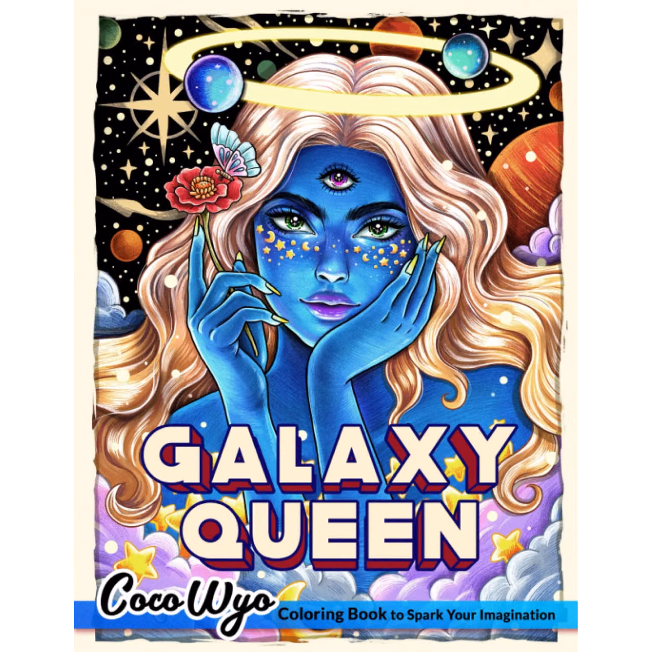 Galaxy Queen Coloring Book: Coloring Books For Adults Featuring Illustrations of Beauties in Space, Fantasy Theme and More ... for Stress Relief and Relaxation
