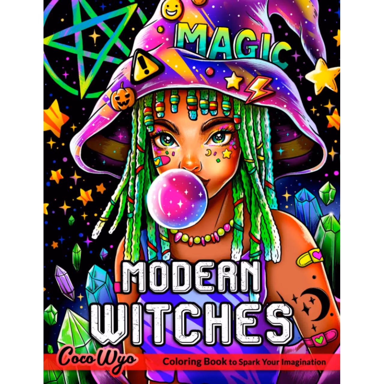 Modern Witches Coloring Book: Adults Coloring Book Features Witch Life in Modern World, Witchcraft, Magical Potions And More for Relaxation & Stress Relief