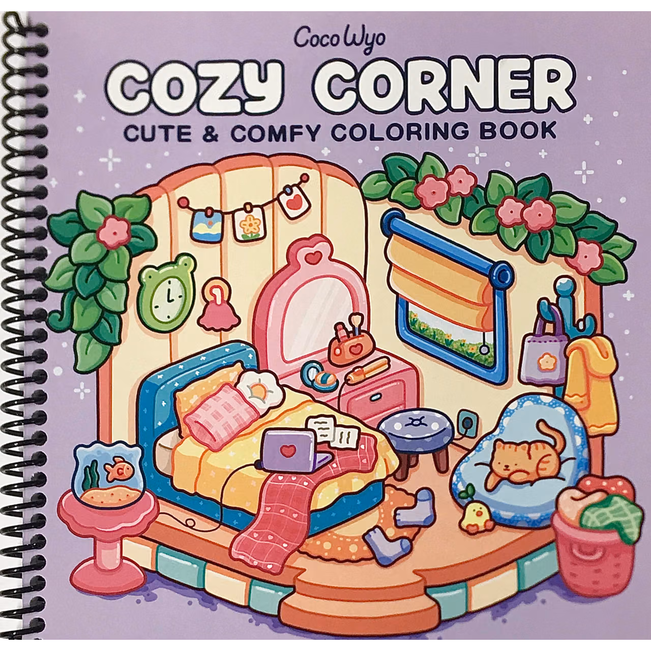 Cozy Corner: Coloring Book for Adults and Kids (Cozy Spaces Coloring) | Spiraled by Spiraling Freedom® (Part of: Cozy Spaces Coloring (10 books))
