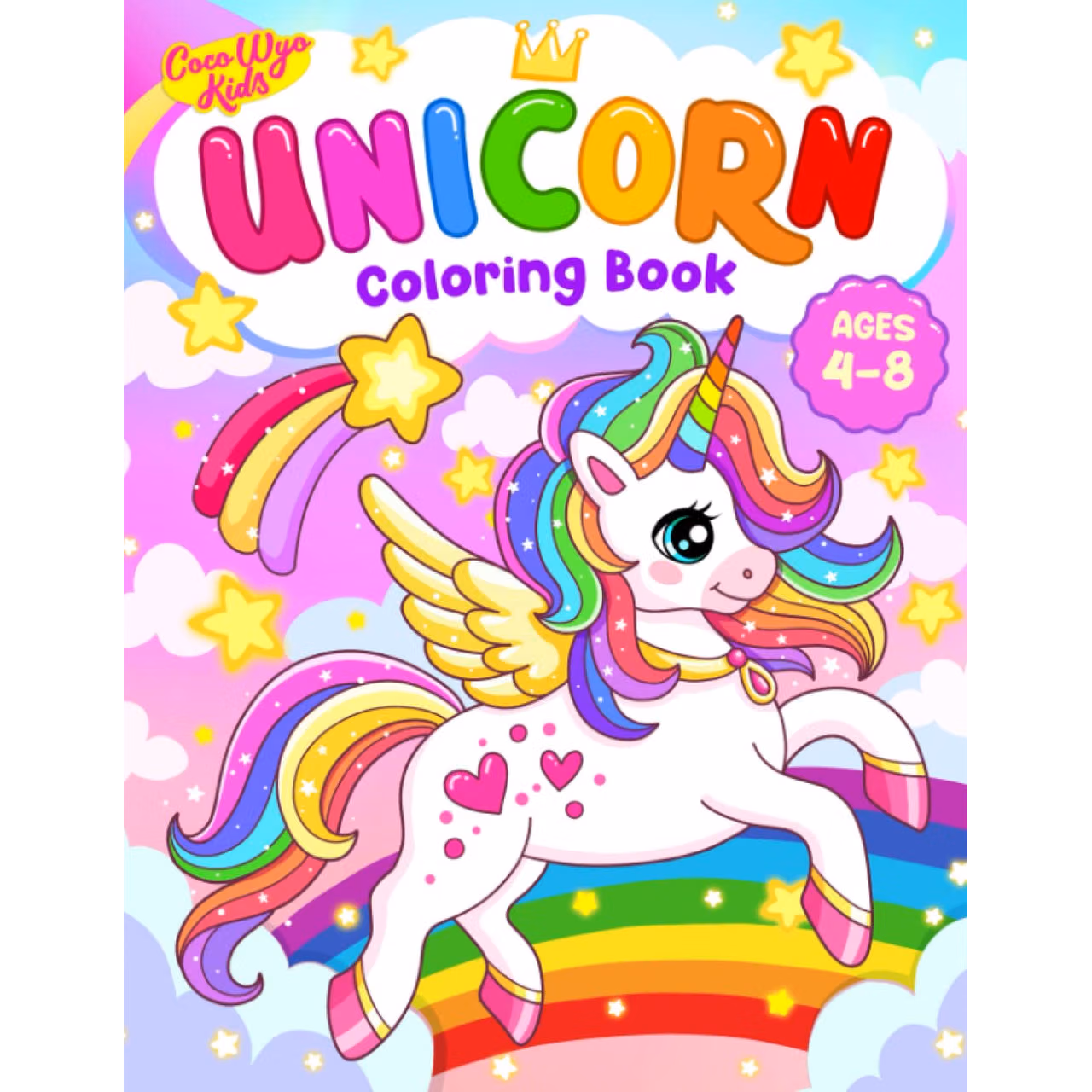 Unicorn Coloring Book: Cute, Fun and Magical Designs For Kids And Teens