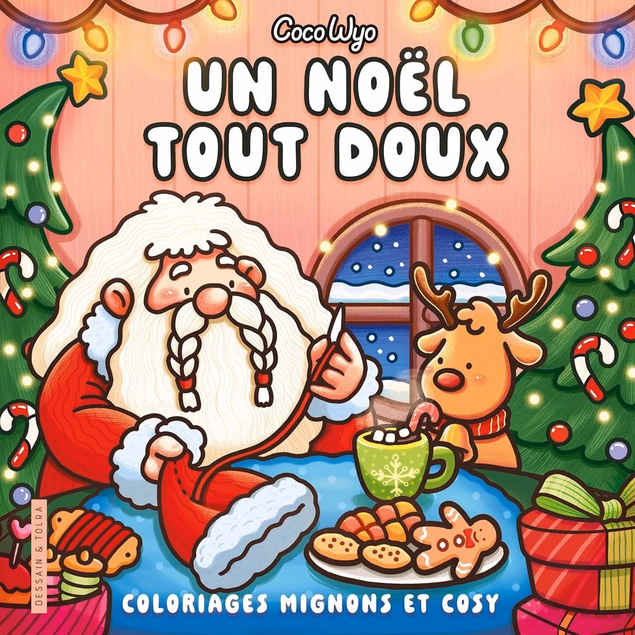 Un Noël tout doux - Coco Wyo - Coloriages mignons et cosy - Cosy colo