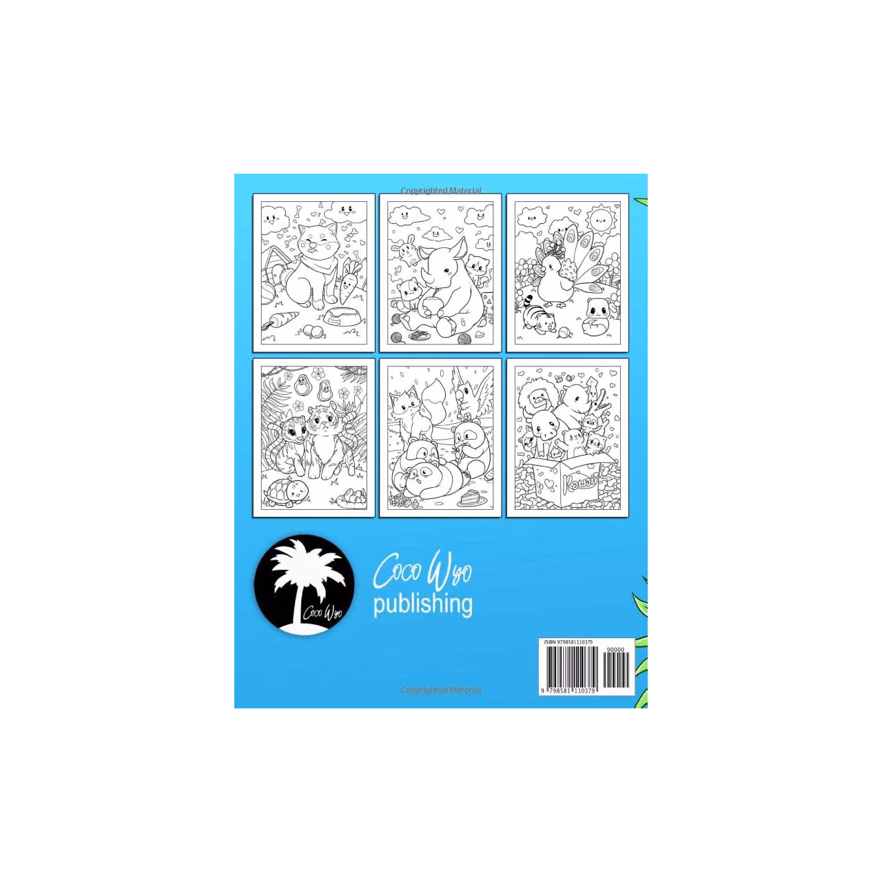 Kawaii Animal Coloring Book: Cute and Lovable Animal Coloring Book For Adults