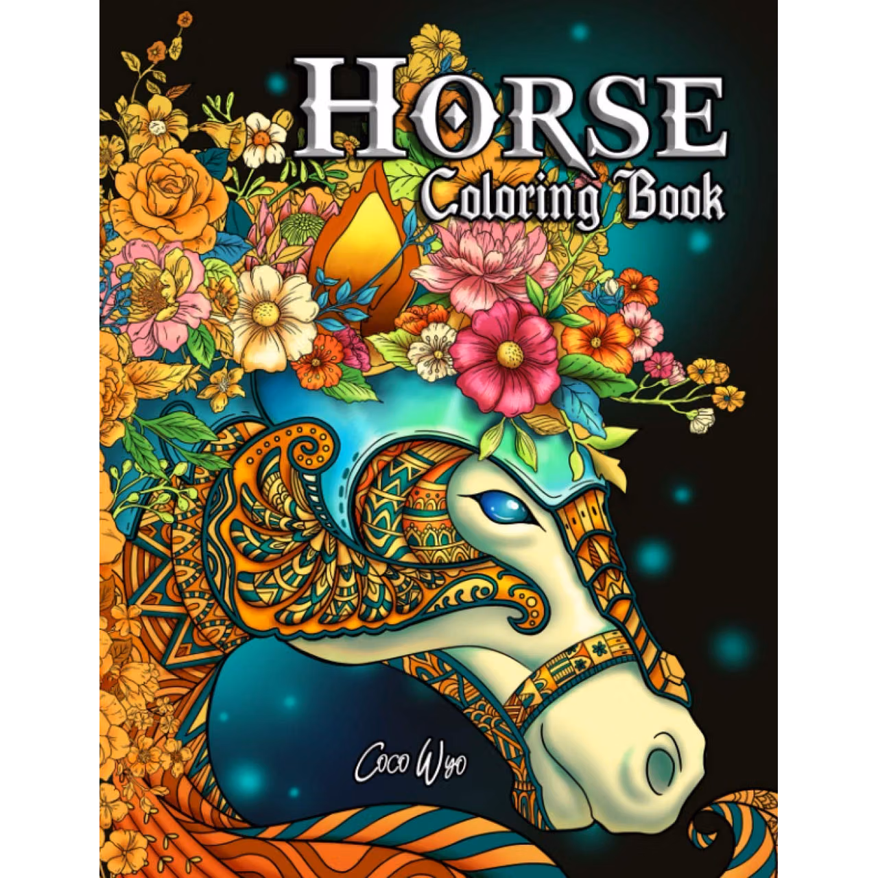 Horse Coloring Book: A Fun Relax Coloring Book For Adults And Horses Lovers