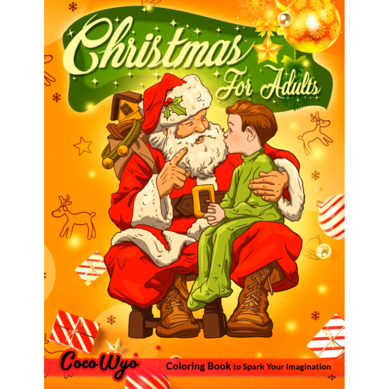 Christmas Coloring Book For Adults: Holiday Coloring Books For Adults Relaxation