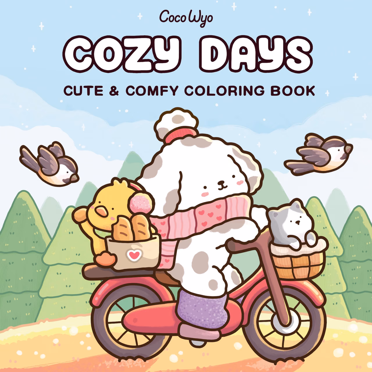 Cozy Days: Coloring Book for Adults and Kids (Cozy Spaces Coloring)