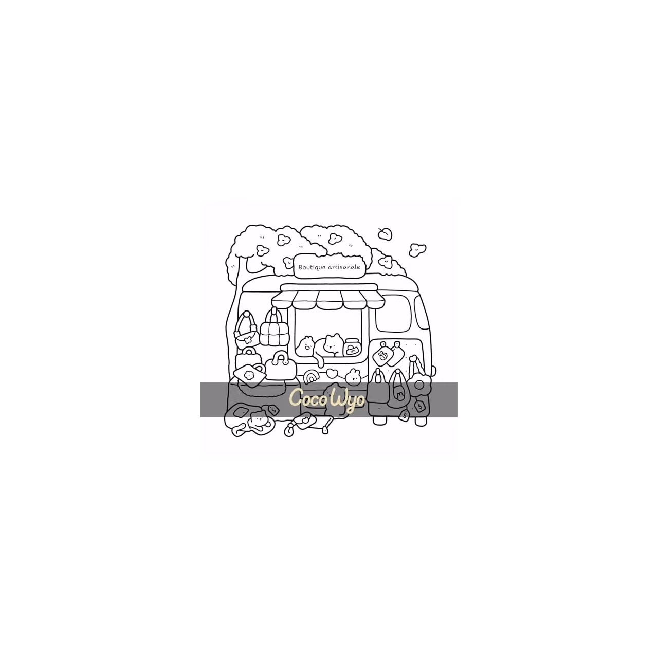 Coco Wyo - Mon petit monde cosy - Coloriages mignons et cocooning - Cosy colo