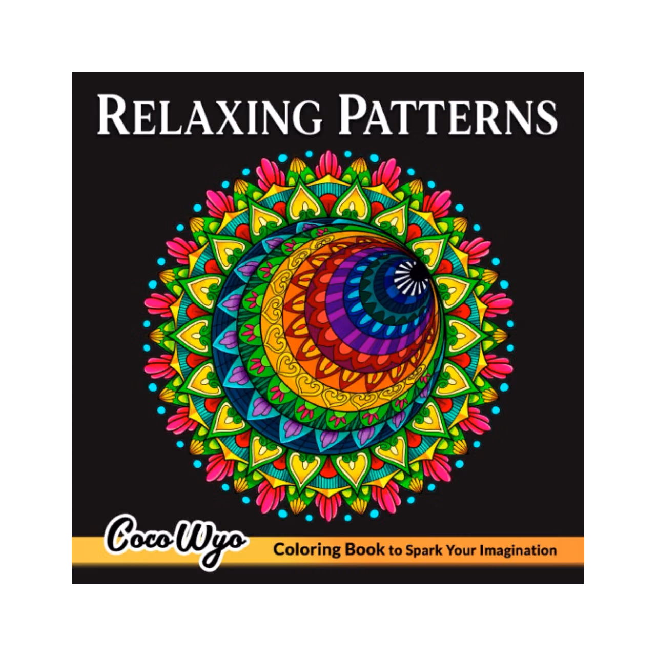 Relaxing Patterns: Mindfulness Coloring Book of Beautiful Floral and Mandala Pattern for Stress Relief and Relaxation