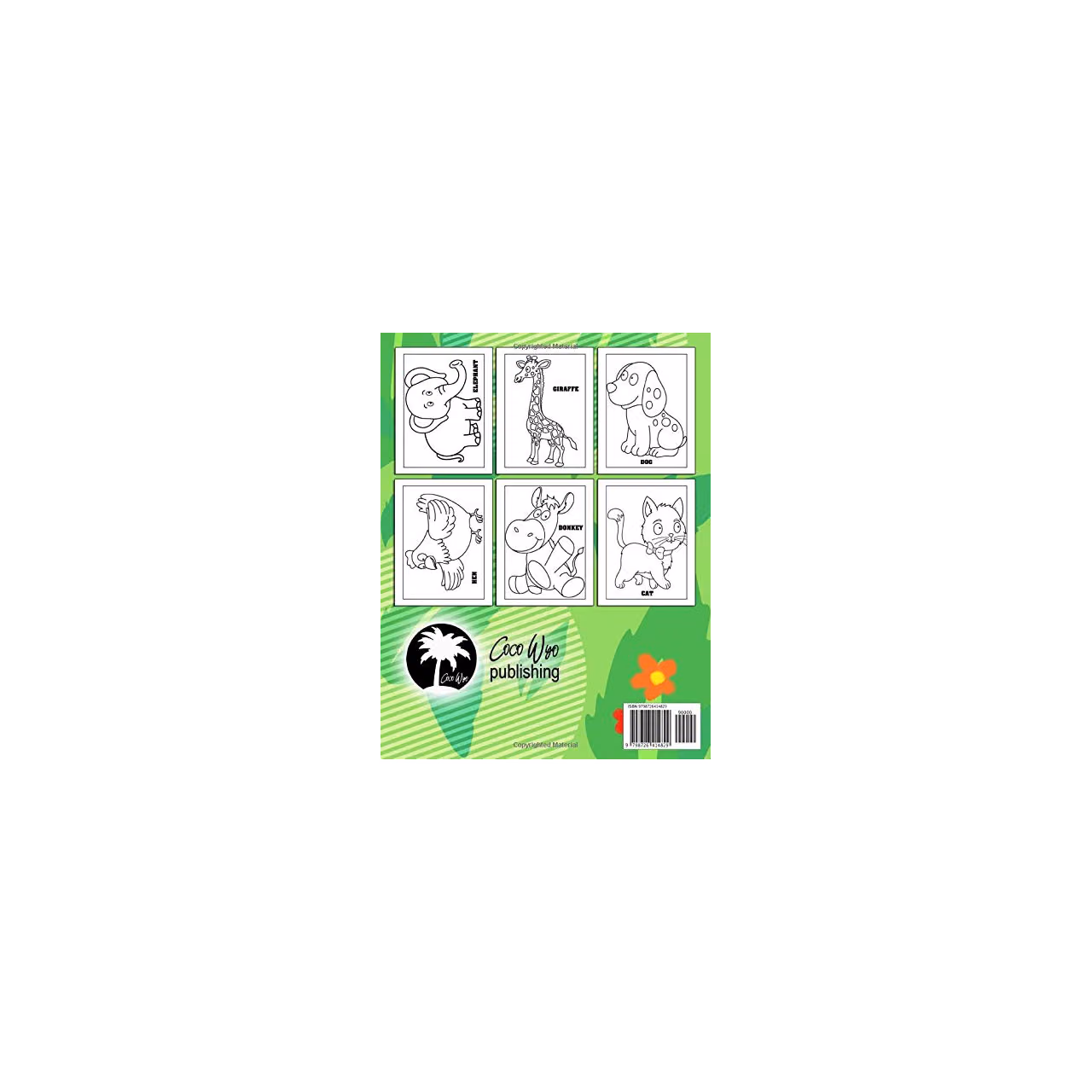 Animals Coloring Book For Kids: Easy and Fun Animals Coloring Books For Kids Ages 2-4